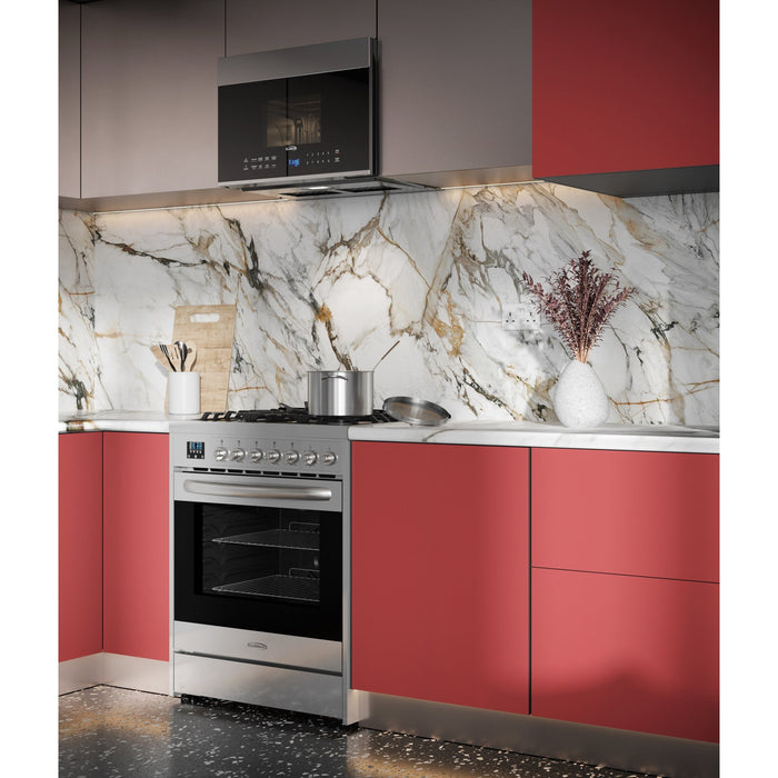 KoolMore 1.3 cu. ft. Over the Range Stainless Steel Microwave, 300 CFM, One Panel (KM-MOT-OP1SS)