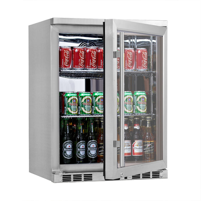 KingsBottle 24" Stainless Steel Undercounter Refrigerator