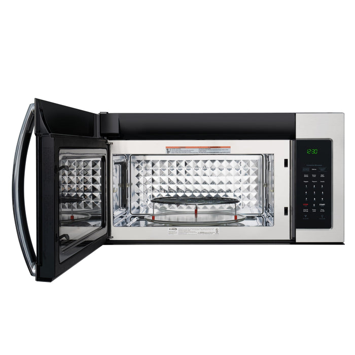 KoolMore 30 in. 1.5 cu.ft Over-the-Range Convection Microwave Oven in Black (KM-MOTC-15SS)