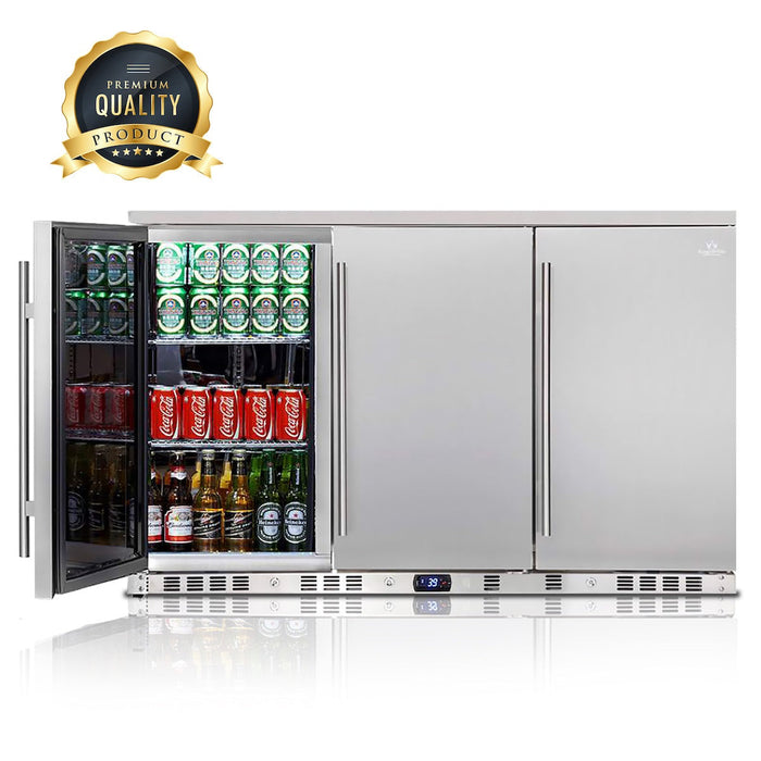 KingsBottle 2-3 Door Undercounter Refrigerator