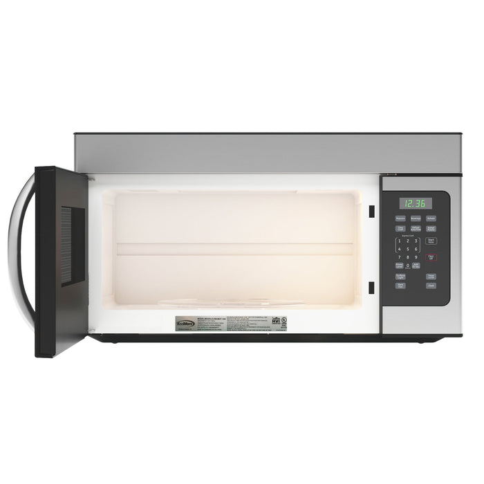 KoolMore 1.6 cu. ft. Over the Range Stainless Steel Microwave, KM-MOT-1SS.