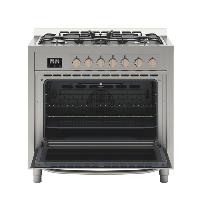 36 in. Stainless Steel Professional Gas range with Legs, KM-FR36GL-SS.