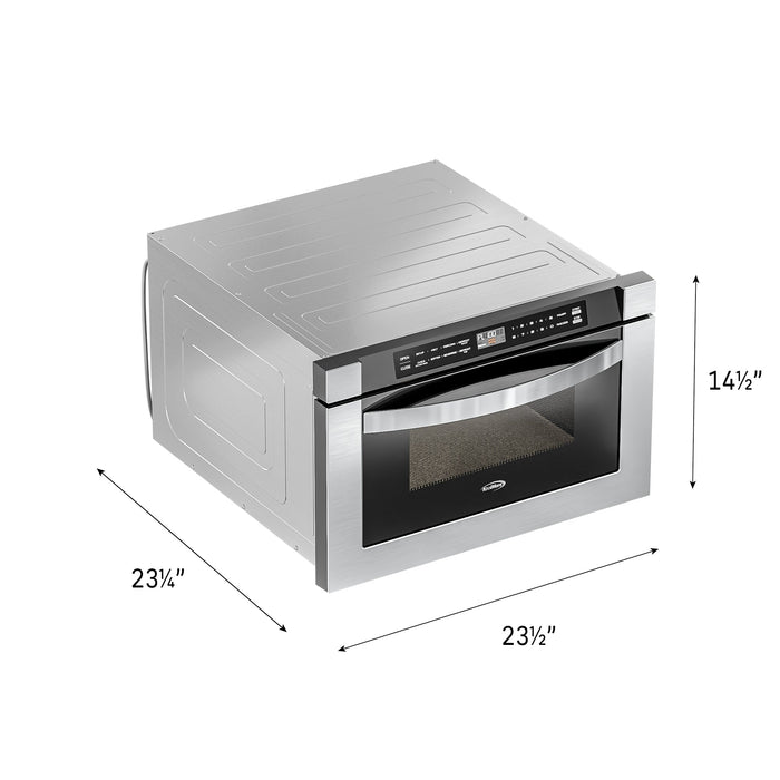 KoolMore 24 in. Stainless Steel Microwave Drawer – 1.2 cu. ft. (KM-MD-1SS)