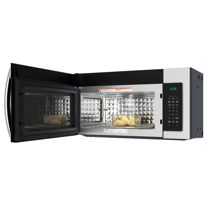 KoolMore 30 in. 1.5 cu.ft Over-the-Range Convection Microwave Oven in Black (KM-MOTC-15SS)