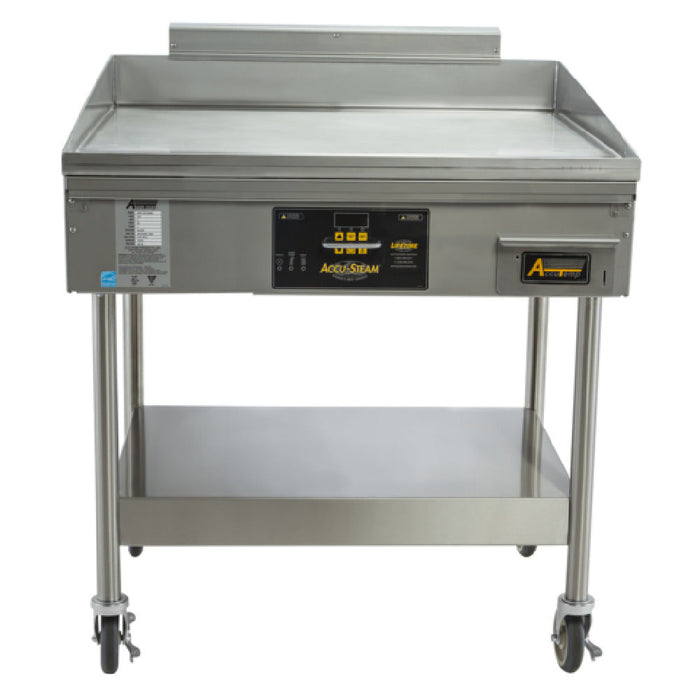 AccuTemp PGF1201B4850-S2 Accu-Steam™ Griddle Includes Stand With Casters LP Gas