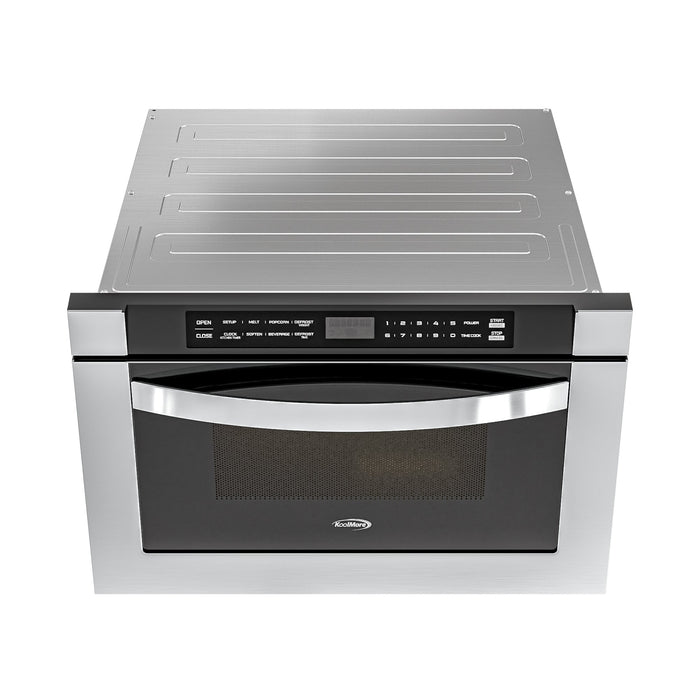 KoolMore 24 in. Stainless Steel Microwave Drawer – 1.2 cu. ft. (KM-MD-1SS)