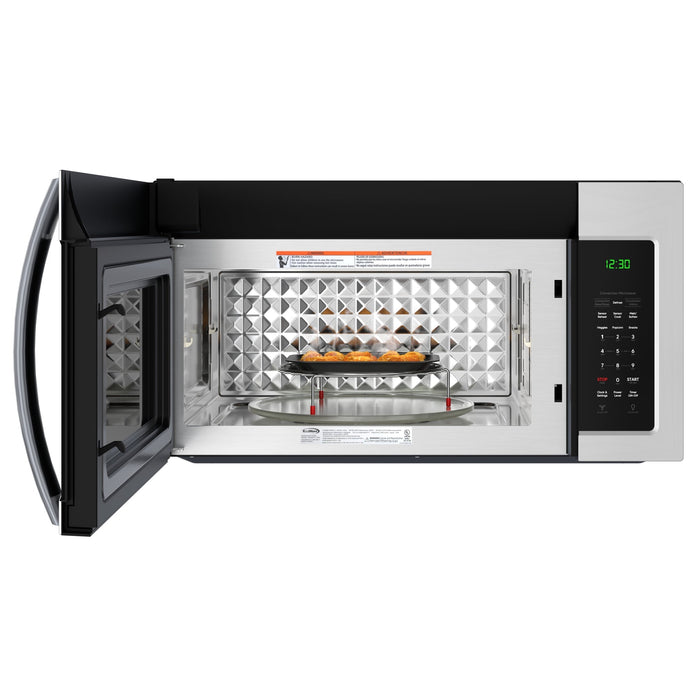 KoolMore 30 in. 1.5 cu.ft Over-the-Range Convection Microwave Oven in Black (KM-MOTC-15SS)