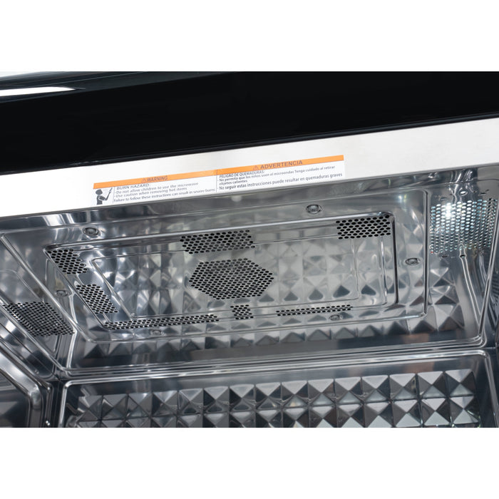 KoolMore 30 in. 1.5 cu.ft Over-the-Range Convection Microwave Oven in Black (KM-MOTC-15SS)