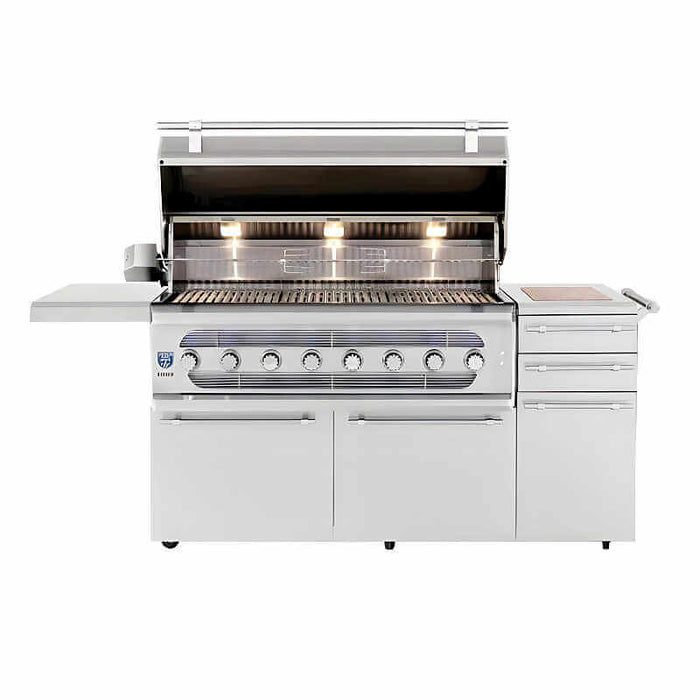 American Made Grills Muscle 54 Inch Hybrid Freestanding Grill - MUSFS54