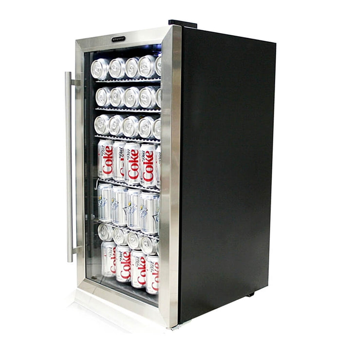 Whynter - Beverage Refrigerator - Stainless Steel | BR-125SD