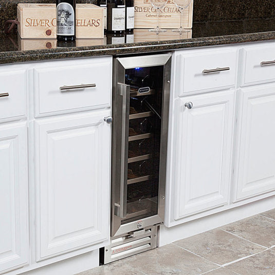Whynter - 18 Bottle Compressor Built-In Wine Refrigerator | BWR-18SD