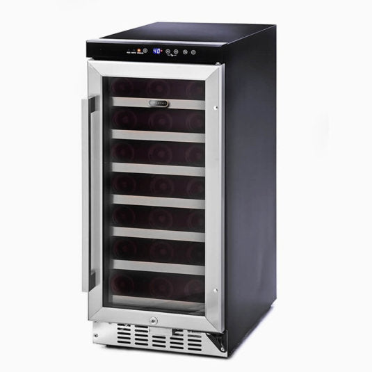 Whynter - 33 Bottle Compressor Built-In Wine Refrigerator | BWR-33SD