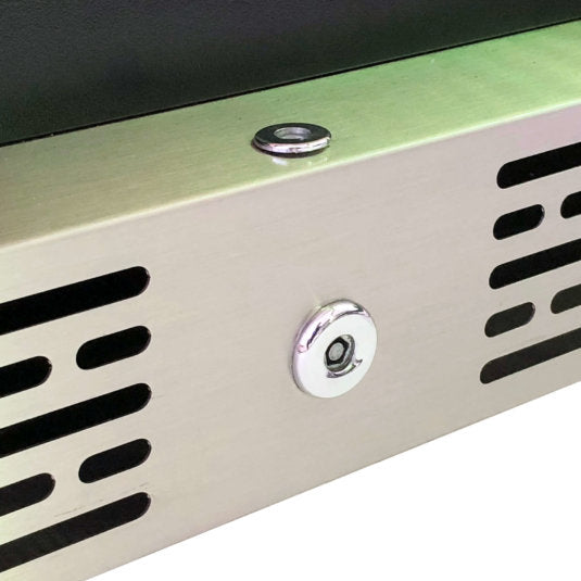 Whynter -  Elite Spectrum Lightshow 54 Bottle Stainless Steel 24 inch Built-in Wine Refrigerator | BWR-545XS