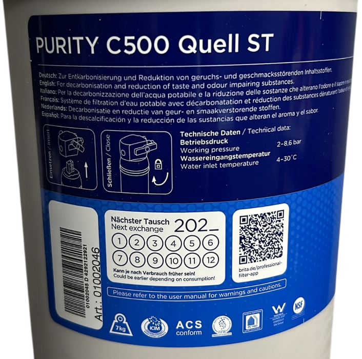 AMPTO Combi Ovens - Replacement Filter C500