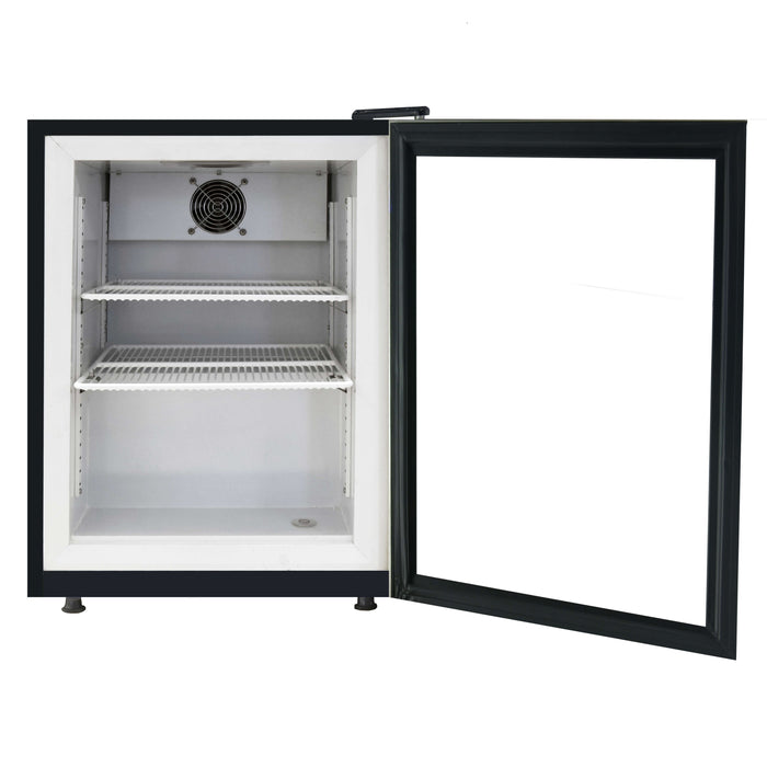 Whynter - Countertop Reach In 1.8 cu ft Display Glass Door Freezer | CDF-177SB
