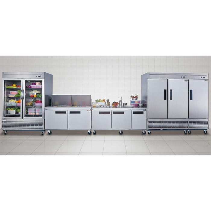 Dukers Salad Prep Station Refrigerator