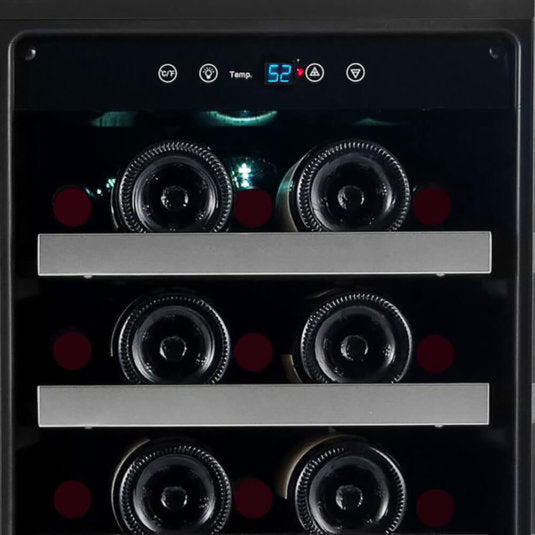 Whynter - 30 Built-In French Door Dual Zone 33 Bottle Wine Refrigerator 88 Can Beverage Center | BWB-3388FDS