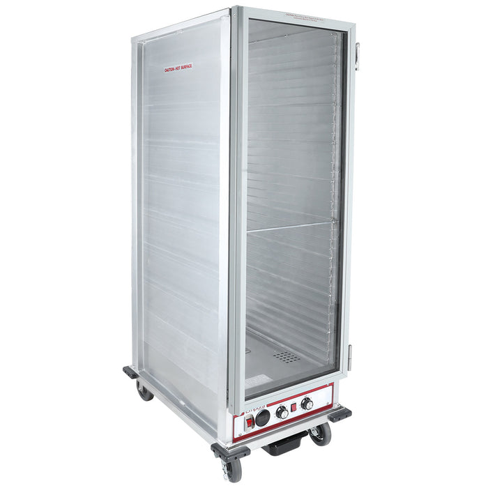 Full Size Commercial Heated Holding / Proofing Cabinet with Clear Door - 120V