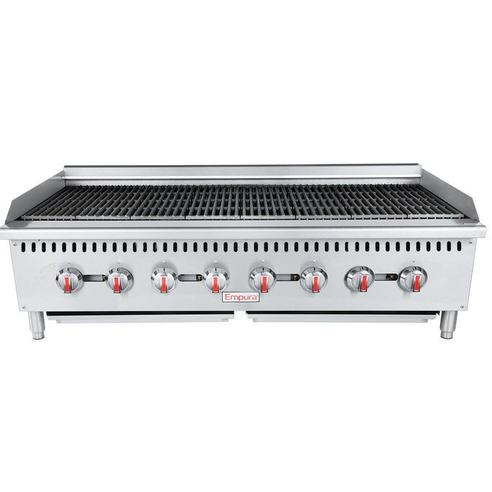 48" Gas Countertop Heavy Duty Radiant Commercial Charbroiler - 160,000 BTU