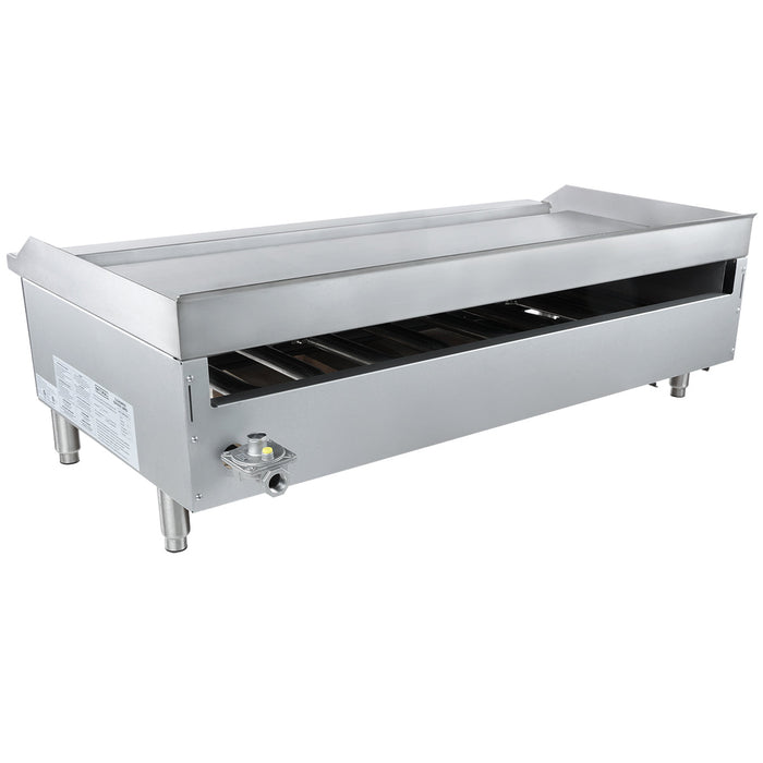 47" Standard Duty Commercial Countertop Gas Griddle with Manual Controls - 120,000 BTU