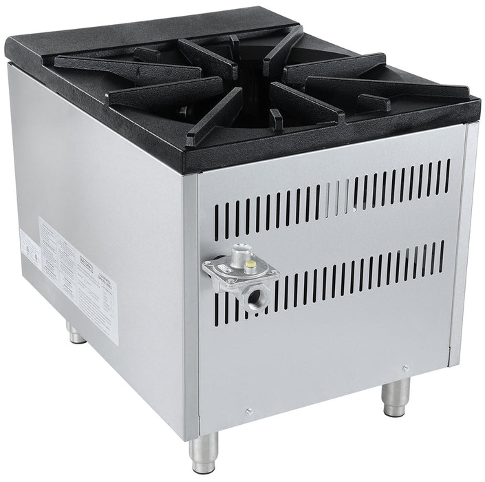 1 Burner Commercial Gas Stock Pot Range - 110,000 BTU