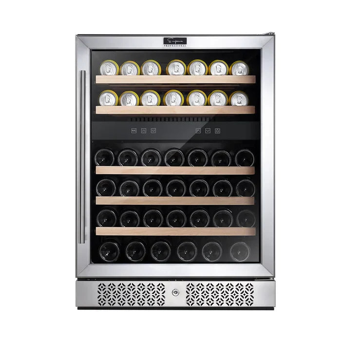 Empava EMPV-WC04D 24" Dual Zone Wine Cooler - 46 Bottle Capacity
