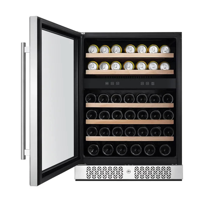 Empava EMPV-WC04D 24" Dual Zone Wine Cooler - 46 Bottle Capacity