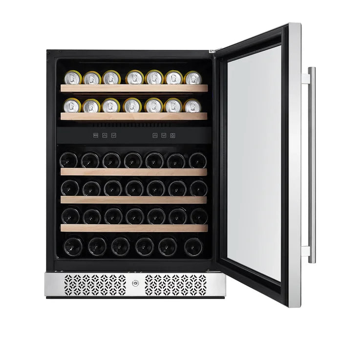 Empava EMPV-WC04D 24" Dual Zone Wine Cooler - 46 Bottle Capacity
