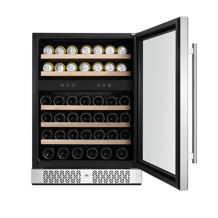 Empava EMPV-WC04D 24" Dual Zone Wine Cooler - 46 Bottle Capacity