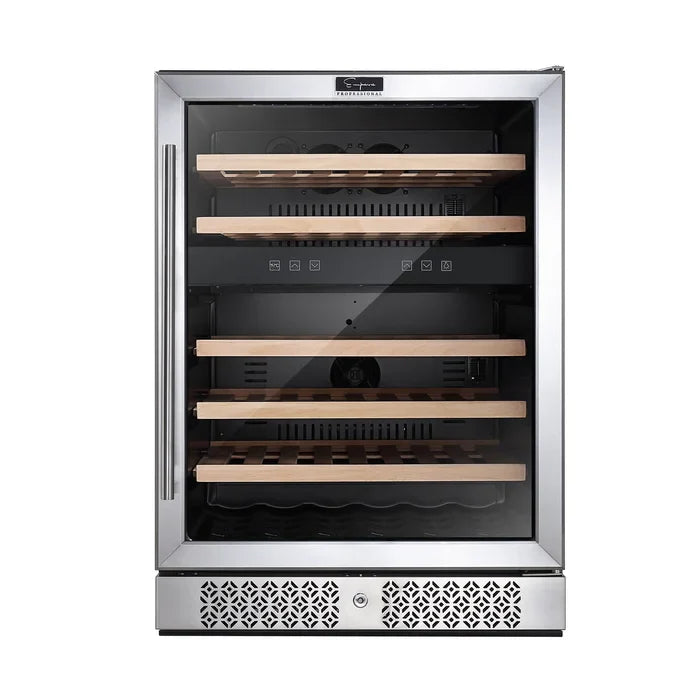 Empava EMPV-WC04D 24" Dual Zone Wine Cooler - 46 Bottle Capacity