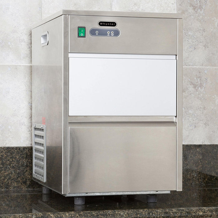 Whynter - Commercial Freestanding Ice Maker - 44lb capacity  | FIM-450HS