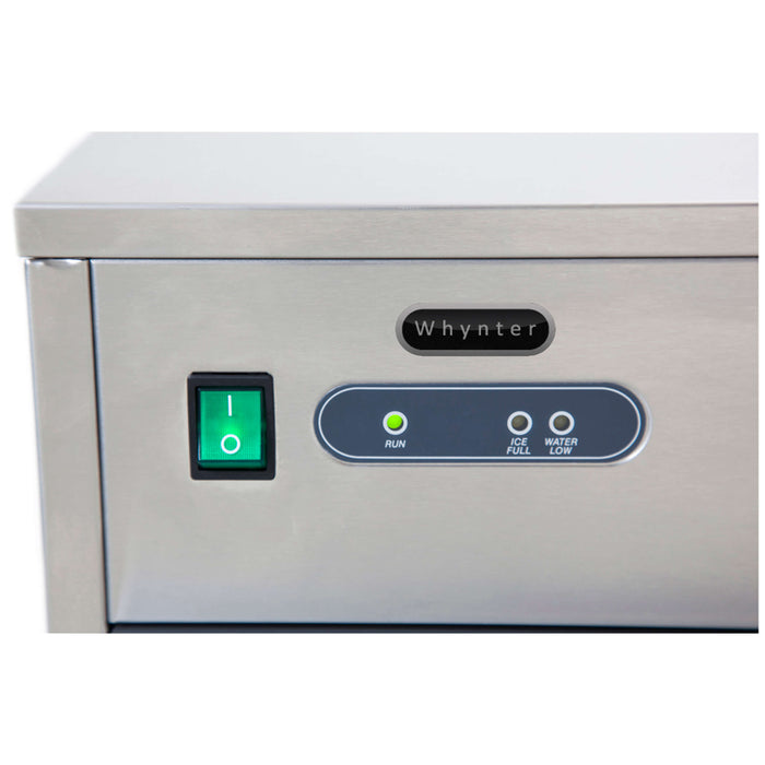 Whynter - Commercial Freestanding Ice Maker - 44lb capacity  | FIM-450HS