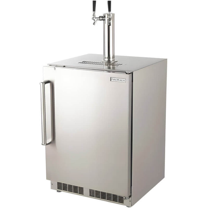 Fire Magic 24-Inch Outdoor Rated Dual Tap Kegerator - 3594