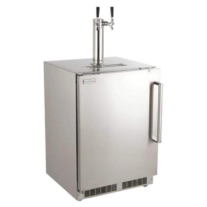 Fire Magic 24-Inch Outdoor Rated Dual Tap Kegerator - 3594