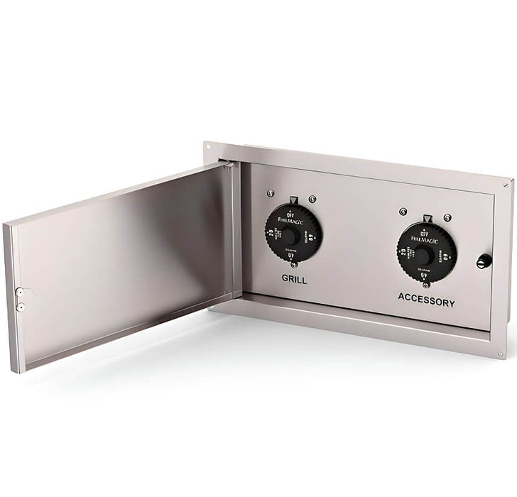 Fire Magic 790 Contemporary Grill Island With Refrigerator - ID790-SMR-115BA