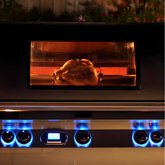 Fire Magic 790 Contemporary Grill Island With Refrigerator - ID790-SMR-115BA