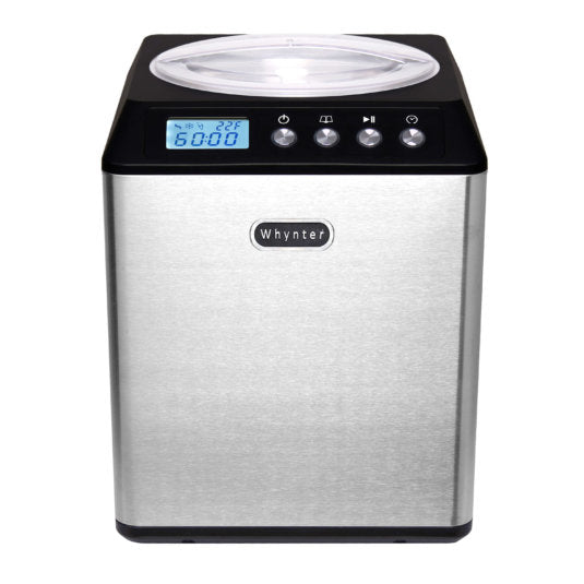 Whynter - 2.1 Quart Upright Ice Cream Maker with Stainless Steel Bowl  | ICM-201SB