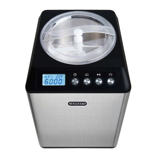 Whynter - 2.1 Quart Upright Ice Cream Maker with Stainless Steel Bowl  | ICM-201SB