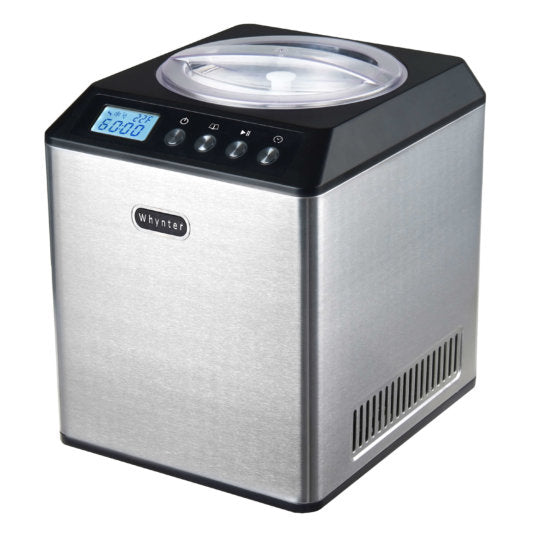 Whynter - 2.1 Quart Upright Ice Cream Maker with Stainless Steel Bowl | ICM-201SB