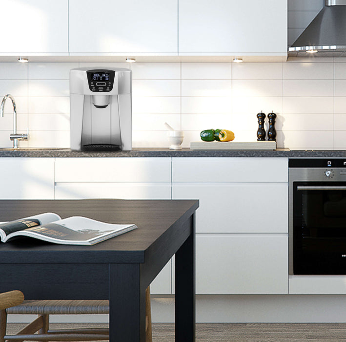 Whynter - Countertop Direct Connection Ice Maker and Water Dispenser - Silver | IDC-221SC