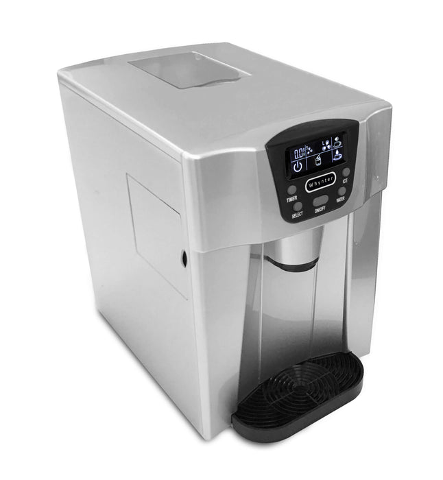 Whynter - Countertop Direct Connection Ice Maker and Water Dispenser - Silver | IDC-221SC