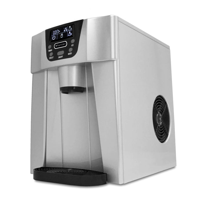 Whynter - Countertop Direct Connection Ice Maker and Water Dispenser - Silver | IDC-221SC