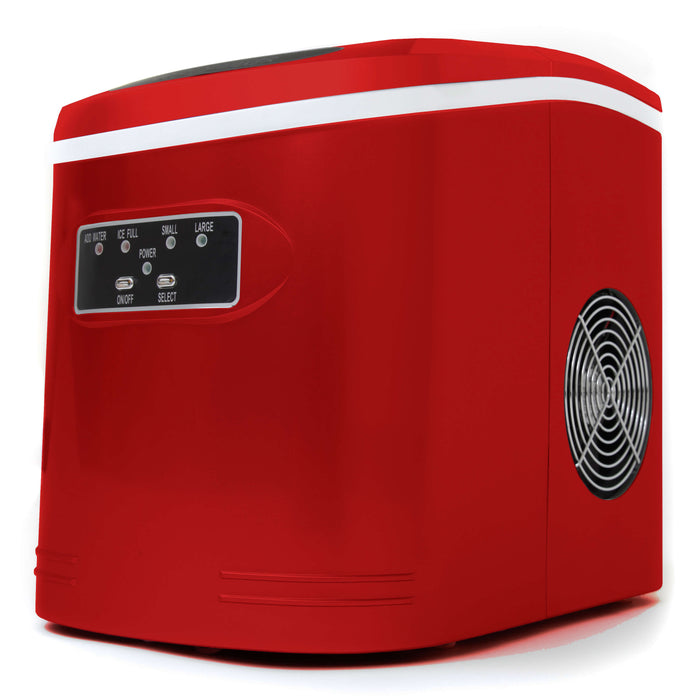 Whynter - Compact Portable Ice Maker 27 lb capacity - Red | IMC-270MR