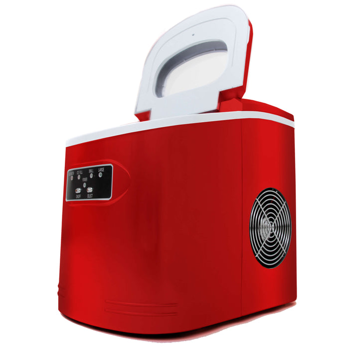 Whynter - Compact Portable Ice Maker 27 lb capacity - Red | IMC-270MR