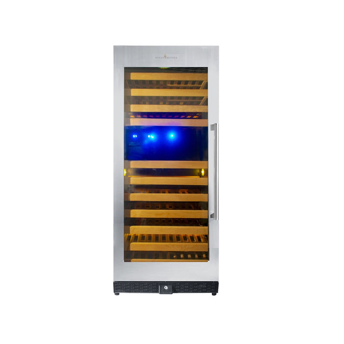 KingsBottle 100 Bottle Upright Wine Fridge For Home