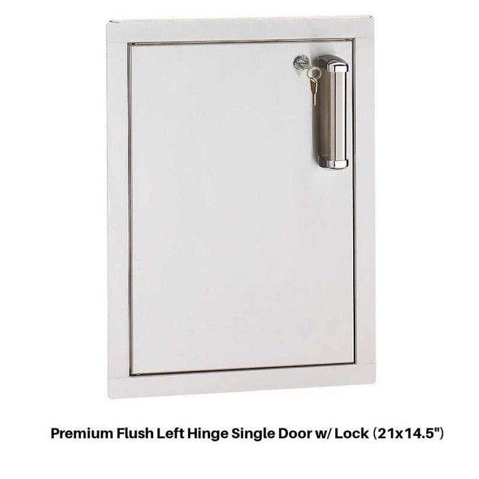 Fire Magic 790 Contemporary Grill Island With Refrigerator - ID790-SMR-115BA