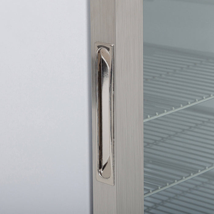 Whynter - Beverage Refrigerator With Lock - Stainless Steel 90 Can Capacity | BR-091WS