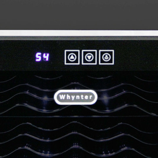 Whynter - 124 Bottle Freestanding Wine Cabinet Refrigerator | FWC-1201BB