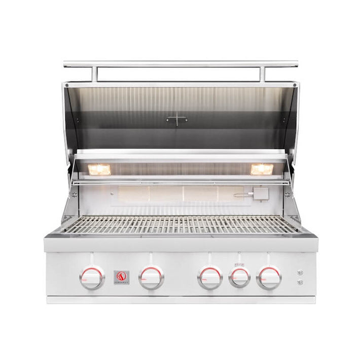 Summerset Sizzler Pro 32 Inch 4 Burner Built-In Gas Grill w. Infrared Burner