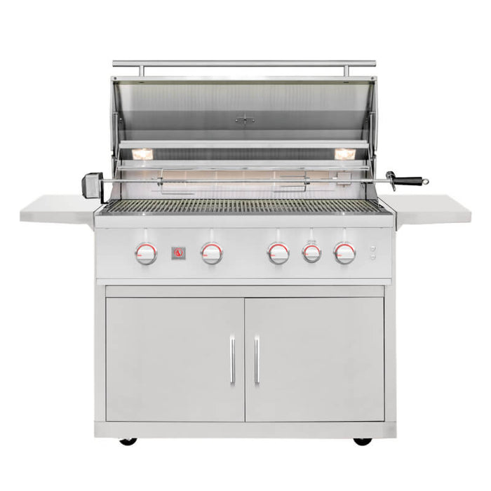 Summerset TRLPRO40 TRL Pro 40-Inch 80,000 BTU 4-Burner Freestanding Gas Grill with Standard Cart